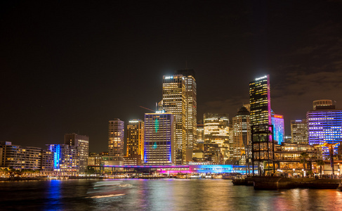 悉尼城市夜景图片