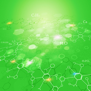 抽象科学绿色背景