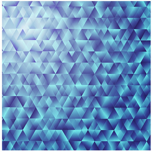 蓝色三角形背景丰富多彩的马赛克