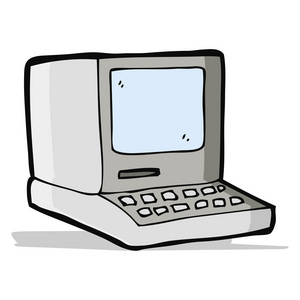 卡通旧计算机