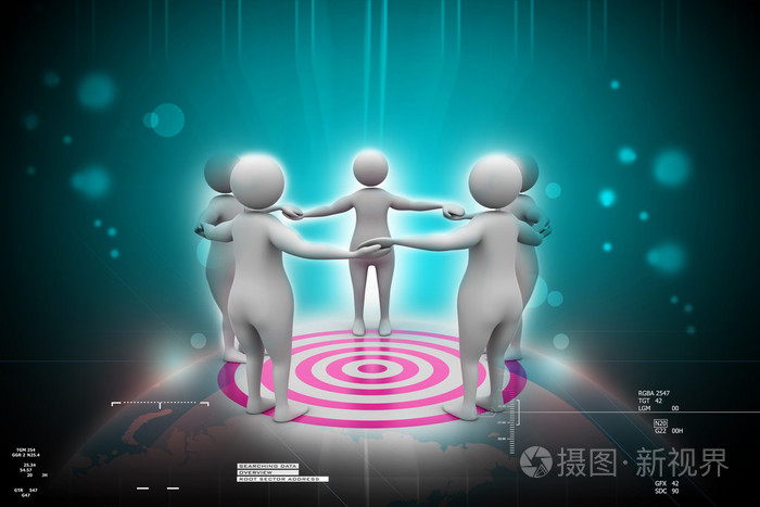 团队合作精神一个共同的目标而努力