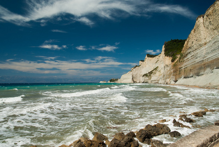 令人惊异的海滩希腊科孚岛