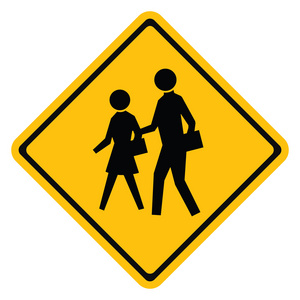 警告交通标志 交通学校