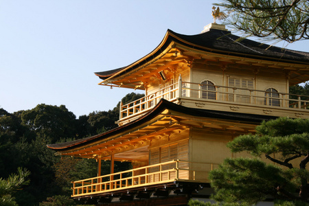 在日本京都的寺庙