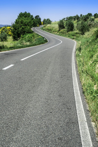 在托斯卡纳的道路