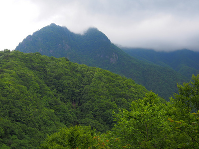 西泽谷在山梨县，日本