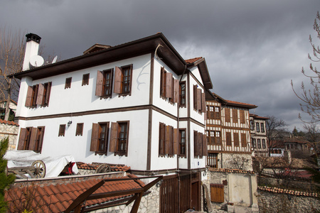 传统土耳其的房子，在萨夫兰博卢城