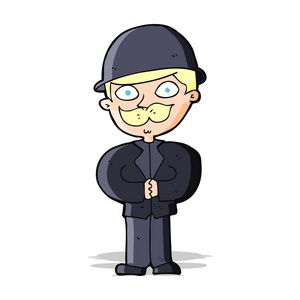 圆顶硬礼帽卡通漫画圆顶硬礼帽戴着帽子的人照片