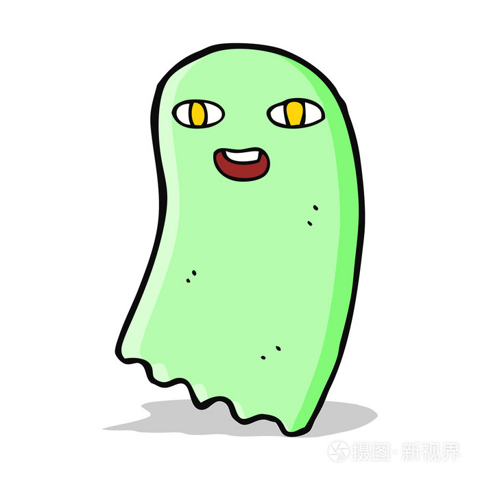 可爱的卡通鬼
