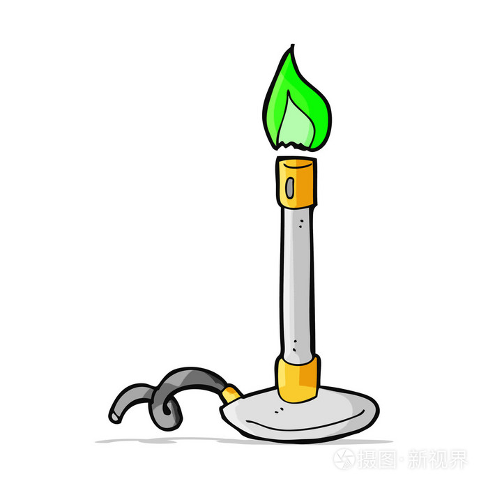 卡通bunsenburner