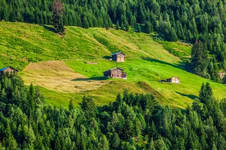 在瑞士的小村庄图片