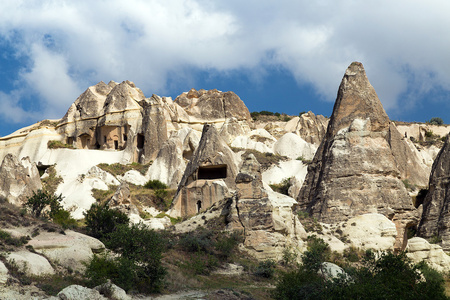 山风景，格雷梅，卡帕多细亚土耳其