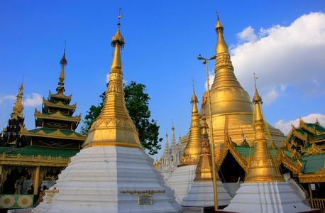 shwedagon 塔 仰光，缅甸