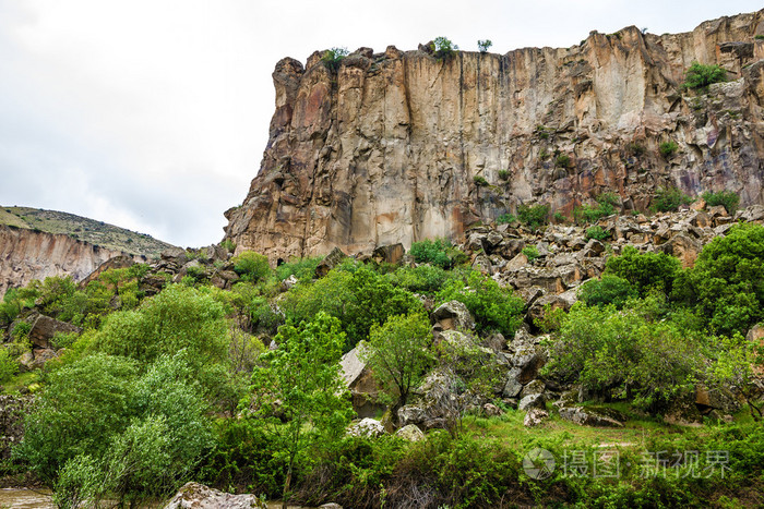 卡帕多细亚，土耳其的山地景观峡谷 Ihlara