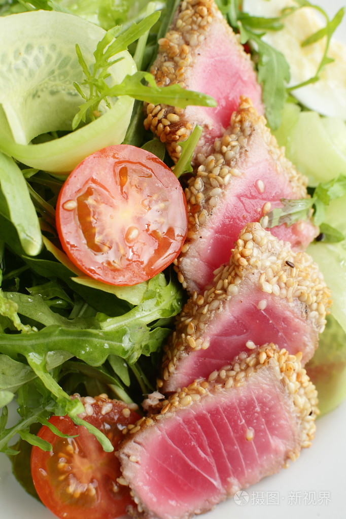 寒冷和美味的欧洲沙拉