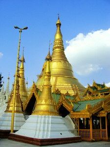 shwedagon 塔 仰光，缅甸