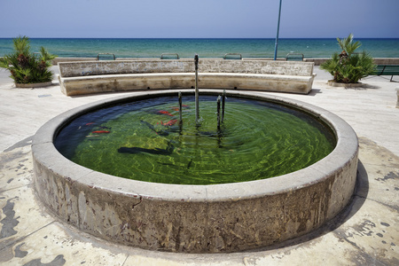 海滨地区公共喷泉