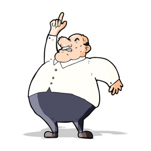 白大胖插画