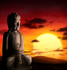 亚洲文化与佛精神背景图片