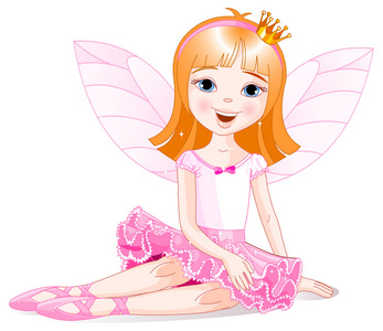 仙女公主坐照片