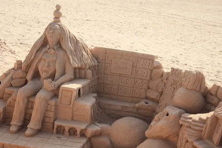 砂雕塑