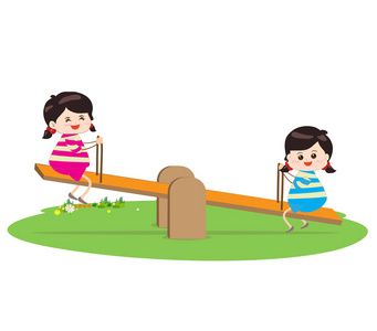 玩跷跷板素材图片_玩跷跷板图片素材下载_摄图新视界