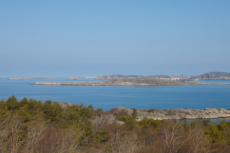 风景优美的海岸观