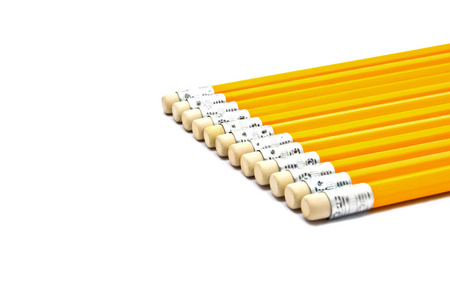 孤立的黄色铅笔