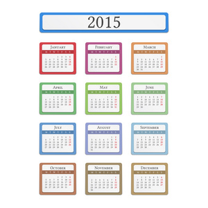 2015 日历