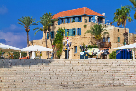 在 jaffa 特拉维夫 kedumim 广场