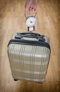 手提行李测量使用杆秤平衡图片