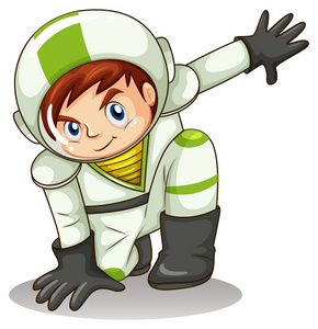 一名年轻的男性探险家照片