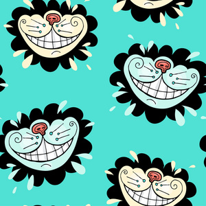 童话故事的柴郡猫微笑 照片