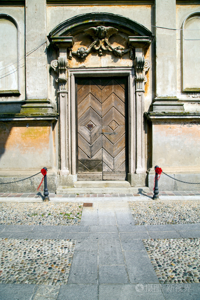 意大利教会圣 antonino 老门入口