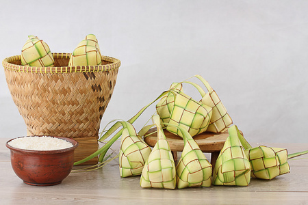 indoneian 食品 ketupat lebaran