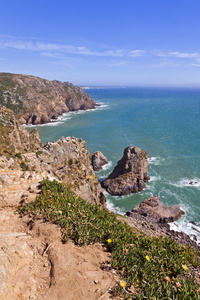 cabo da roca欧洲，葡萄牙的大多数西方点