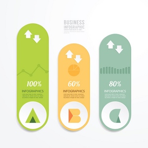 现代设计最小样式信息图表模板