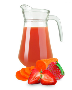 胡萝卜草莓汁