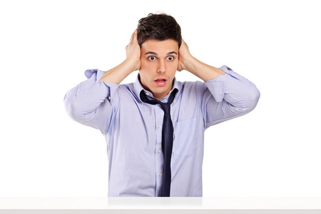 难以置信的震惊的男人照片