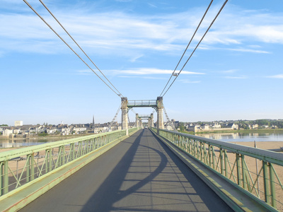公路大桥卢瓦尔河畔