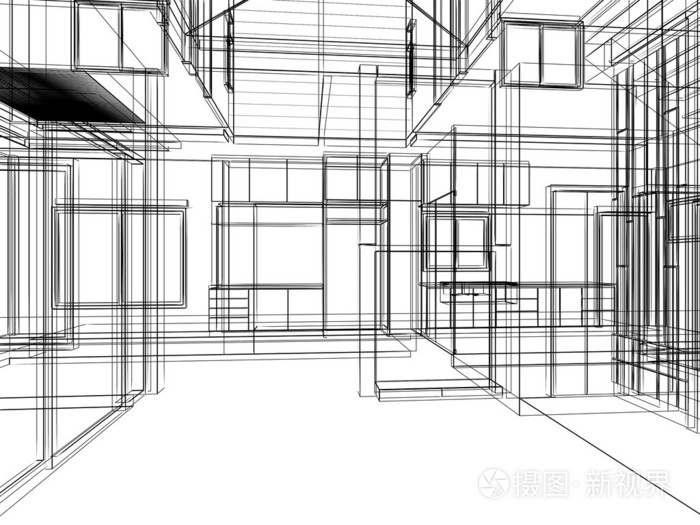 素描内部空间的设计