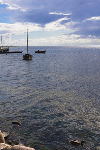 美丽的海景 港湾