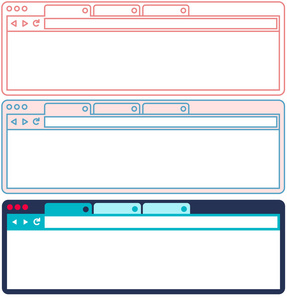 矢量平面的浏览器的设计