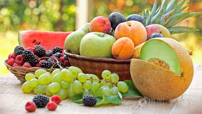 时令水果夏天的水果