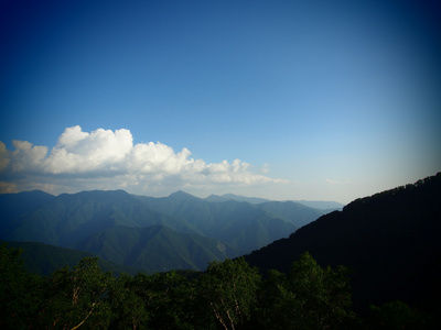 饭，南部长野县，日本的 shirabiso 高地