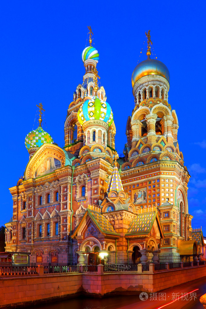 血救主的圣彼得堡，俄罗斯东正教圣殿教堂