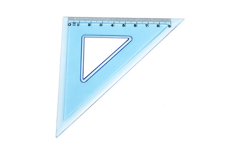 蓝色三角形