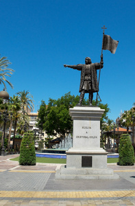克里斯托瓦尔结肠纪念碑。韦尔瓦，安达卢西亚。西班牙