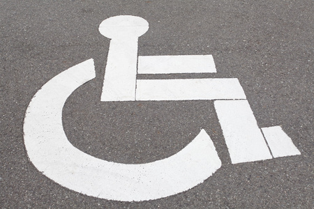残疾人购物者标志
