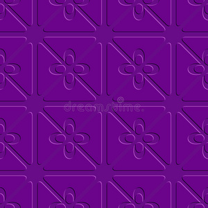 浮雕紫色繁茂简约图案